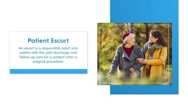 Thumbnail for Surgery Patient Escort Instructions Video